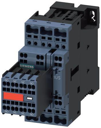 Siemens SIRIUS Contactor, 24 V dc Coil, 3 Pole, 17 A, 7.5 kW, 2NO + 2NC