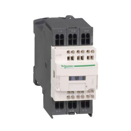 Schneider Electric TeSys D Contactor, 240 V ac Coil, 3 Pole, 9 A, 5.5 kW, 1NC + 1NO