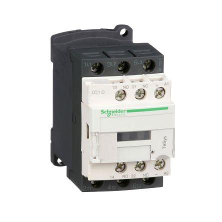 Schneider Electric TeSys D Contactor, 24 V dc Coil, 3 Pole, 12 A, 7.5 kW, 1NC + 1NO