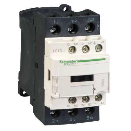 Schneider Electric TeSys D Contactor, 24 V dc Coil, 3 Pole, 25 A, 15 kW, 1NC + 1NO