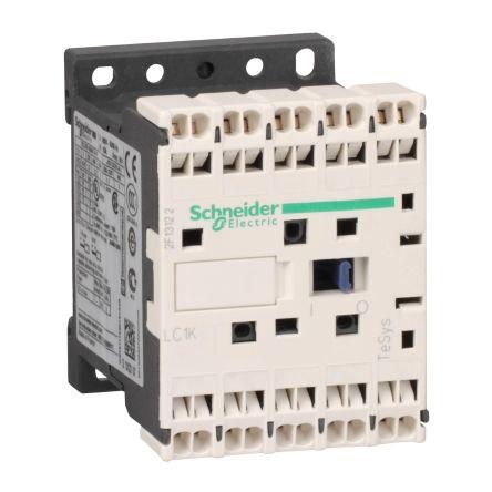 Schneider Electric TeSys K Contactor, 24 V ac Coil, 3 Pole, 9 A, 4 kW, 1NC