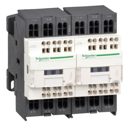 Schneider Electric TeSys D Contactor, 24 V dc Coil, 3 Pole, 9 A, 5.5 kW, 1NC + 1NO