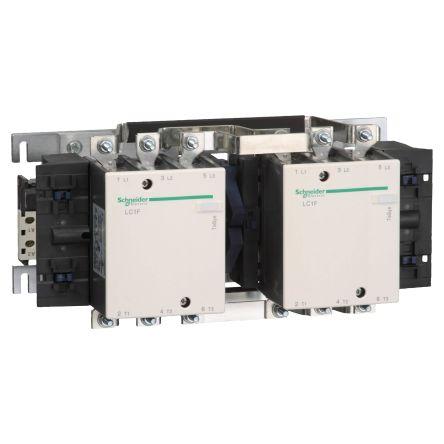 Schneider Electric TeSys F Contactor, 1000 V ac Coil, 3 Pole, 225 A, 100 kW, 1NO