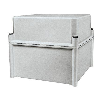 Schneider Electric Thalassa PLS Series Grey Fibreglass Reinforced Polyester General Purpose Enclosure, IP66, IK09, Grey