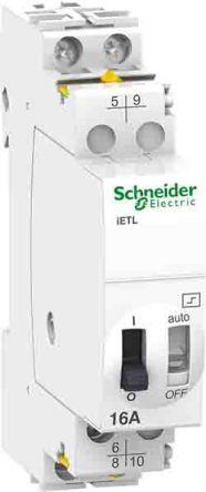 Schneider Electric Control Relay - 2NO + 2NC, 110 A F.L.C, 10 A Contact Rating, 0.045 kW, 24 Vac, TeSys