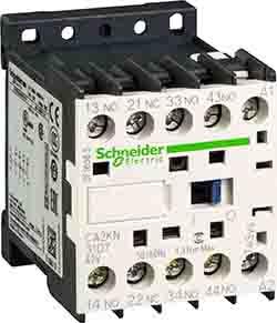 Schneider Electric Control Relay - 2NO + 2NC, 110 A F.L.C, 10 A Contact Rating, 0.045 kW, 440 Vac, TeSys