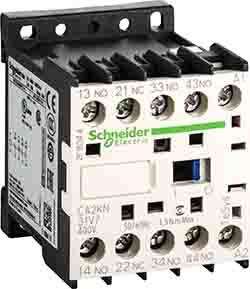 Schneider Electric Control Relay - 3NO + 1NC, 110 A F.L.C, 10 A Contact Rating, 0.045 kW, 400 Vac, TeSys