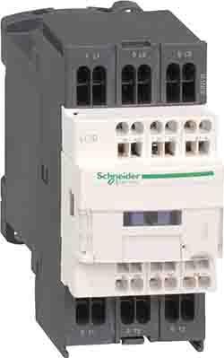 Schneider Electric TeSys D Contactor, 24 V Coil, 3 Pole, 32 A, 15 W, 1NO + 1NC