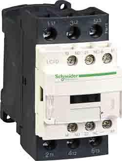 Schneider Electric TeSys D Contactor, 24 V Coil, 3 Pole, 32 A, 15 W, 1NO + 1NC