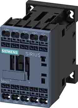 Siemens SIRIUS Contactor, 3 A, 24 <arrow/>34 Vdc Control, 2NC + 2NO