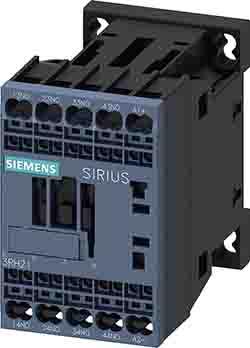 Siemens SIRIUS Contactor, 3 A, 24 <arrow/>34 Vdc Control, 4NO