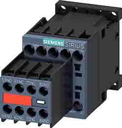 Siemens SIRIUS Contactor, 3 A, 110 Vac Control, 2NC + 6NO