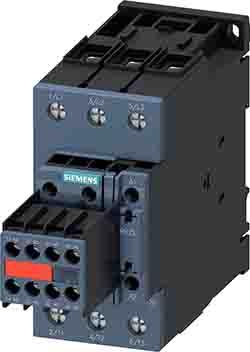 Siemens SIRIUS Contactor, 24 V dc Coil, 3 Pole, 40 A, 18.5 kW, 2NC + 2NO