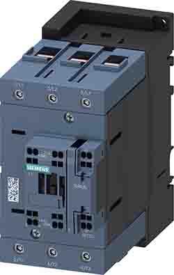 Siemens SIRIUS Contactor, 230 V ac Coil, 3 Pole, 95 A, 45 kW, 1NC + 1NO