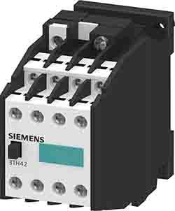 Siemens SIRIUS Contactor, 40-50 V ac Coil, 8 Pole, 6 A, 4NC + 4NO