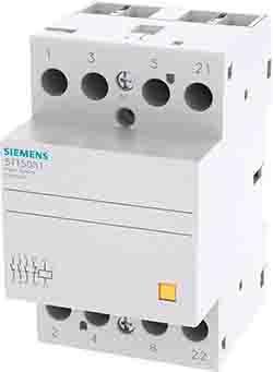 Siemens SENTRON Contactor, 230 V ac Coil, 4 Pole, 63 A, 1NC + 3NO