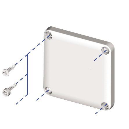 Schneider Electric NSYAEDST Series Plastic Enclosure, IP66, Flanged, 20 x 20 x 8mm