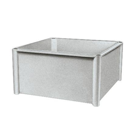 Schneider Electric Thalassa PLS Series Grey Fibreglass Reinforced Polyester Enclosure, IP66, IK09, 360 x 360 x 135mm