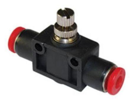 Norgren Pneufit C Series Tube In-line Regulator, Push In 4mm Tube Inlet Port x Push In 4mm Tube Outlet Port, C00GE0400