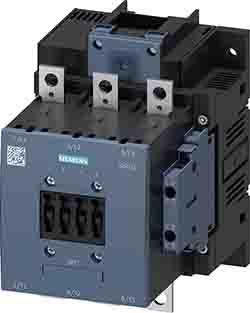 Siemens SIRIUS Contactor, 240-277 V ac/dc Coil, 3 Pole, 150 A, 75 kW, 2NO + 2NC