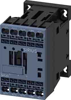 Siemens SIRIUS Contactor, 24 V dc Coil, 3 Pole, 7 A, 3 kW, 1NO