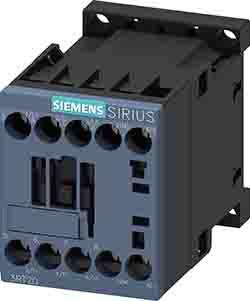 Siemens SIRIUS Contactor, 110 V dc Coil, 3 Pole, 9 A, 4 kW, 1NC