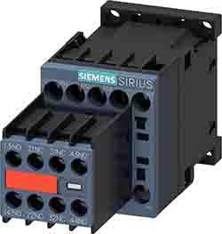 Siemens SIRIUS Contactor, 24 V dc Coil, 3 Pole, 12 A, 5.5 kW, 2NO + 2NC