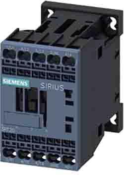 Siemens SIRIUS Contactor, 24 V dc Coil, 3 Pole, 12 A, 5.5 kW, 1NC