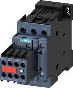 Siemens SIRIUS Contactor, 24 V dc Coil, 3 Pole, 9 A, 4 kW, 1NO + 1NC