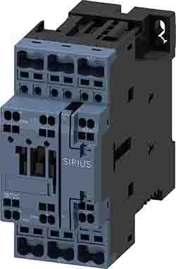 Siemens SIRIUS Contactor, 24 V dc Coil, 3 Pole, 25 A, 11 kW, 1NO + 1NC