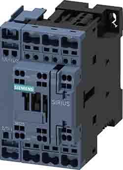 Siemens SIRIUS Contactor, 24 V Coil, 4 Pole, 35 A, 4 kW, 1NO + 1NC