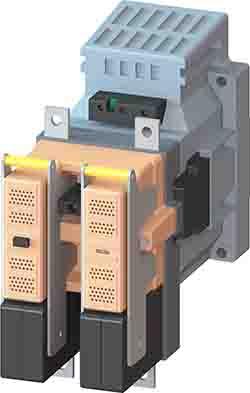 Siemens SIRIUS Innovation Contactor, 660 V ac Coil, 2 Pole, 400 A, 200 kW, 2NO + 2NC