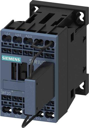 Siemens SIRIUS Contactor, 24 V dc Coil, 3 Pole, 12 A, 5.5 kW, 1NC