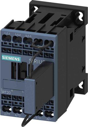 Siemens SIRIUS Contactor, 110 V dc Coil, 3 Pole, 12 A, 5.5 kW, 1NC