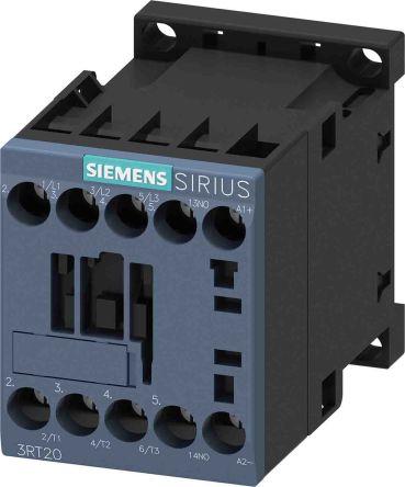 Siemens SIRIUS Contactor, 3 Pole, 3 kW, 1NO