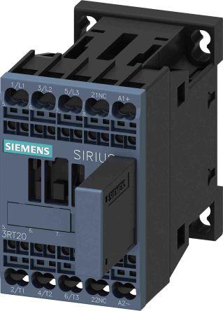 Siemens SIRIUS Contactor, 3 Pole, 3 kW, 1NC