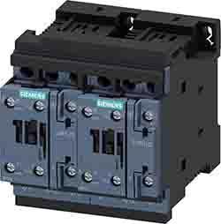 Siemens SIRIUS Reversing Contactor, 24 V dc Coil, 3 Pole, 12 A, 5.5 kW, 3NO