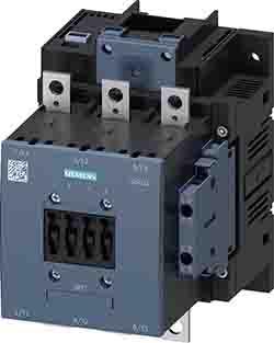 Siemens SIRIUS Contactor, 24 V dc Coil, 3 Pole, 150 A, 75 kW, 2NO + 2NC