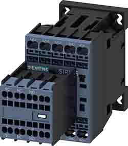 Siemens SIRIUS Contactor, 24 V dc Coil, 3 Pole, 9 A, 4 kW, 2NO + 2NC