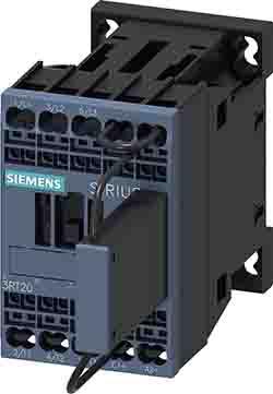 Siemens SIRIUS Contactor, 24 V dc Coil, 3 Pole, 12 A, 5.5 kW, 3NO