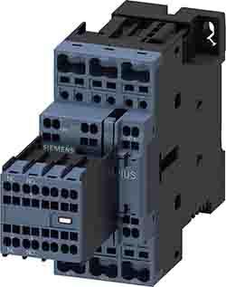 Siemens SIRIUS Contactor, 24 V dc Coil, 3 Pole, 12 A, 5.5 kW, 2NO + 2NC