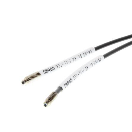 Photoelectric sensor optical fibre, thro