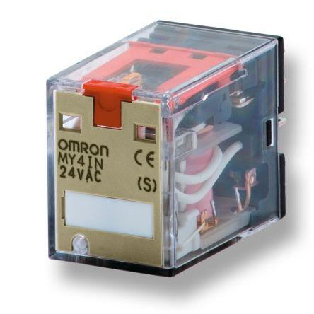 RELAY, PLUG-IN, 4PDT, 5 A, MECH. & LED I