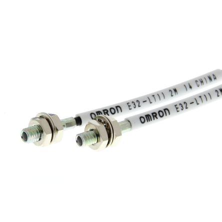 Fiber optic sensor, through-beam, M4 hea