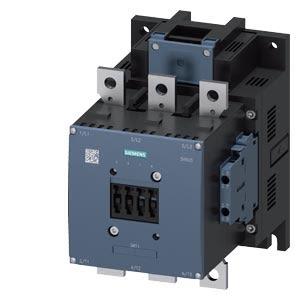 Siemens SIRIUS Contactor, 3 Pole, 110 kW, 2NO + 2NC