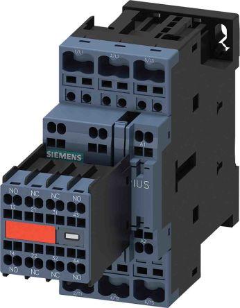 Siemens SIRIUS Contactor, 3 Pole, 7.5 kW, 2NO + 2NC