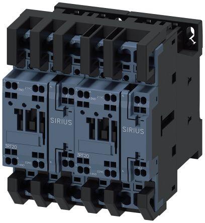 Siemens SIRIUS Reversing Contactor, 110 V ac Coil, 3 Pole, 17 A, 7.5 kW, 3NO