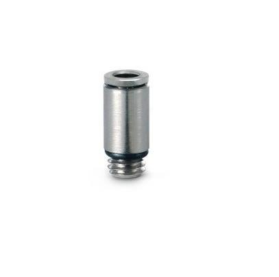 IMI Norgren Pneufit Series Straight Fitting, M5 Male to Push In 4 mm, Threaded-to-Tube Connection Style, 102250405