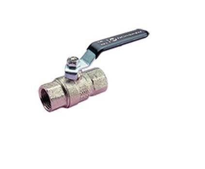 Norgren Nickel Plated Brass Full Bore, 2 Way, Ball Valve, Threaded, Rp 1in, -0.4 - 40bar Operating Pressure