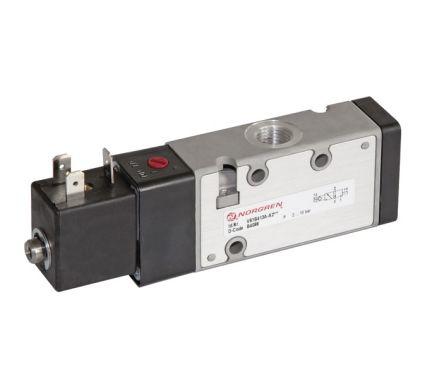 Norgren Pneumatic Solenoid Valve - Solenoid/Air G 1/8 V60 Series 24V